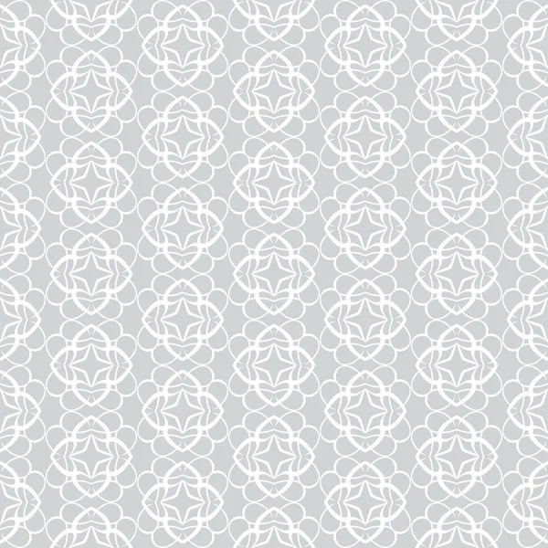 Seamless Pattern Gray Background Geometric Ornament Wallpaper Vector Illustration — Stock Vector