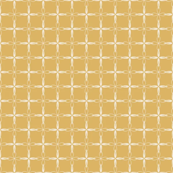 Seamless pattern on a gold background. Suitable for the book cover, poster, logo, invitation. Vector image