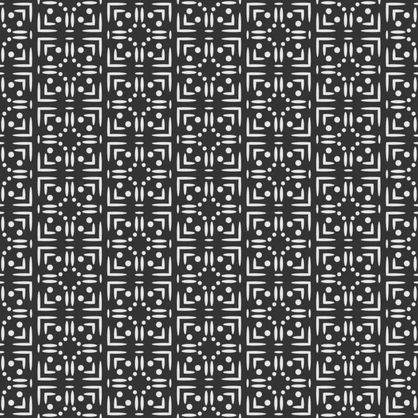 Schwarz Weißer Hintergrund Nahtloses Muster Geeignet Für Bucheinbände Tapeten Poster — Stockvektor