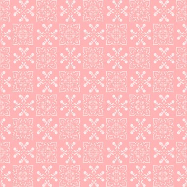 Arka plan Duvar Kağıdı, Kusursuz Desen. Pembe. Kitap kapağı, poster, logo ve davetiye için uygun. Vektör.