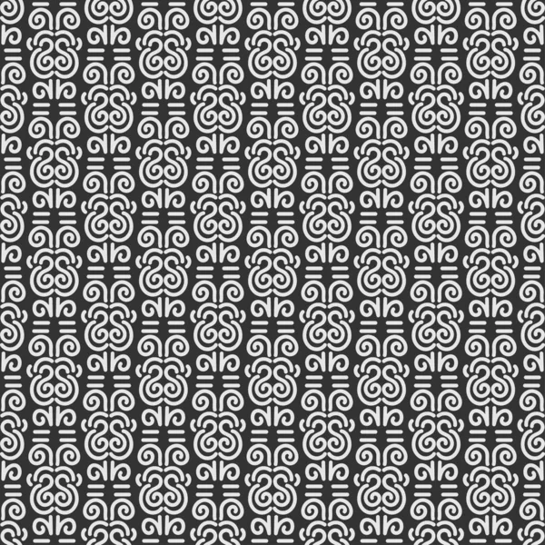 Nahtloses Muster Schwarz Weiß Geometrisches Muster Einem Modernen Stil Geeignet — Stockvektor