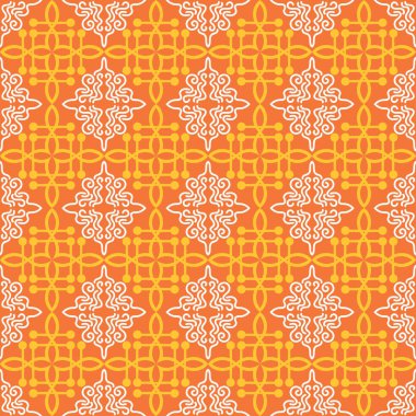 Turuncu arka plan. Kusursuz desen