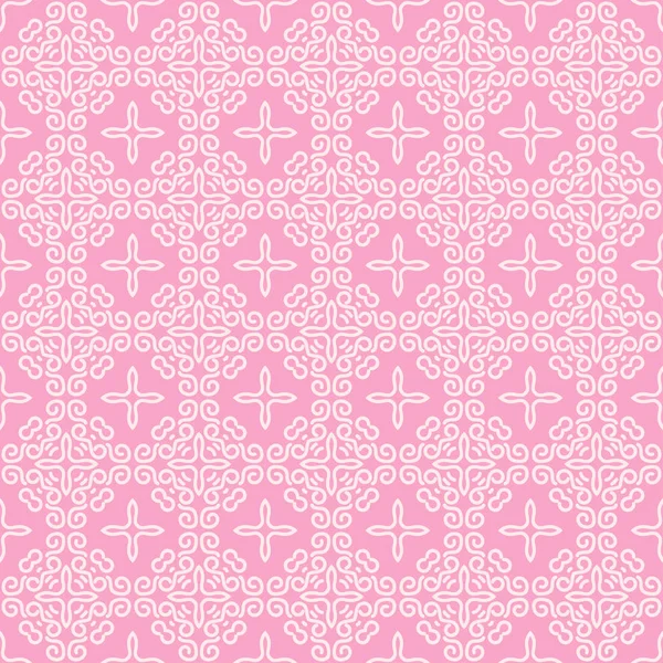 Rosa Hintergrundmuster Hintergrundbild Retro Stil Nahtlose Geometrische Muster Tapetentextur Vektorbild — Stockvektor