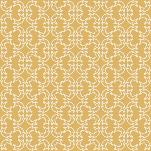 Gold Background Pattern Background Image Retro Style Seamless Geometric Pattern — Stock Vector