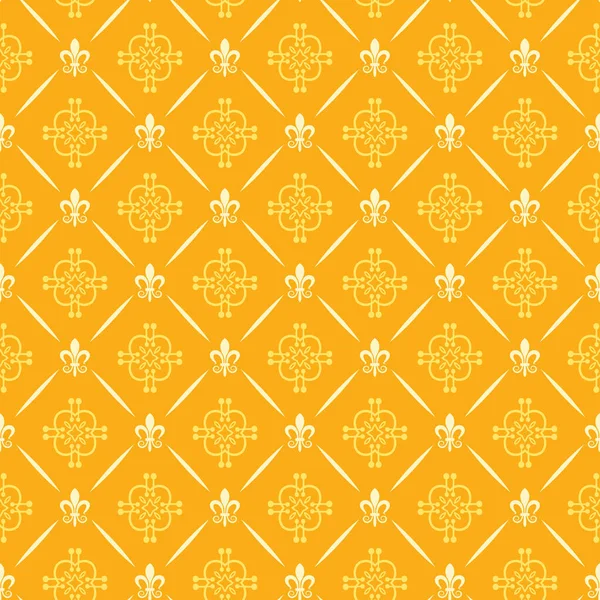 Желтый Фон Обои Бесшовный Узор Подходит Обложки Книг Плакат Логотип — стоковый вектор