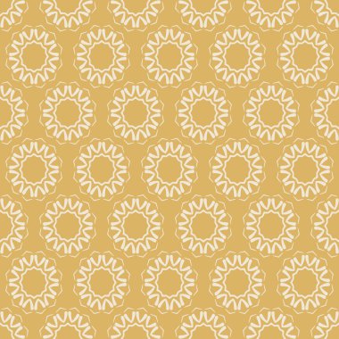 Altın Dekoratif Kusursuz Desensiz Şekil Vektör ResmiName