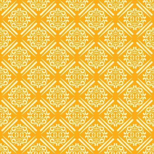 Abstract Background Seamless Geometric Pattern Yellow Elegant Texture Vector — Stock Vector