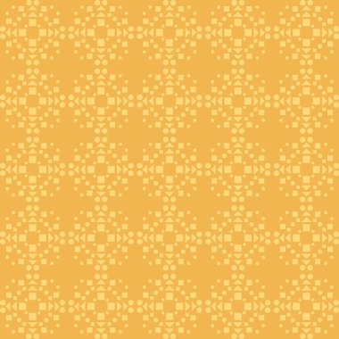 Sarı Arkaplan. Kusursuz Geometrik Desen. Doku Duvar Kağıdı. Vektör Resmi
