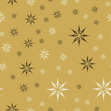 Geometrik modern arkaplan. Kusursuz vektör deseni. Altın zarif doku.