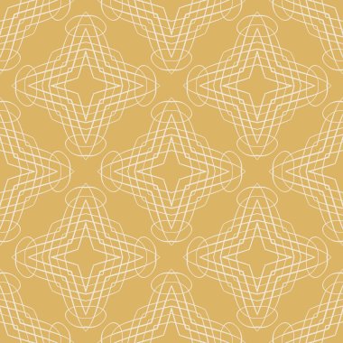 Modern Soyut Özgeçmiş. Altın rengi. Kusursuz Geometrik Desen. Doku Duvar Kağıdı. Vektör Resmi.