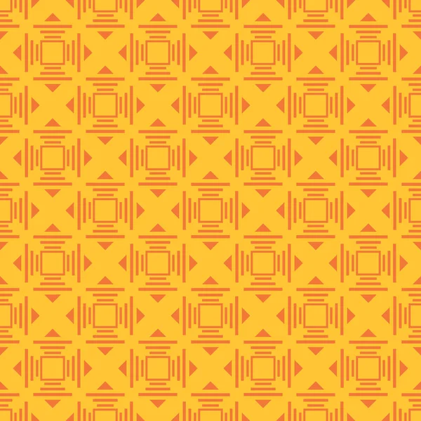 Gelber Moderner Hintergrund Nahtlose Geometrische Muster Textur Wallpaper Vorhanden Vektorbild — Stockvektor