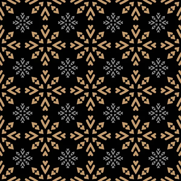 Abstract Geometric Pattern Dark Seamless Pattern Modern Wallpaper Texture Vector — Stock Vector