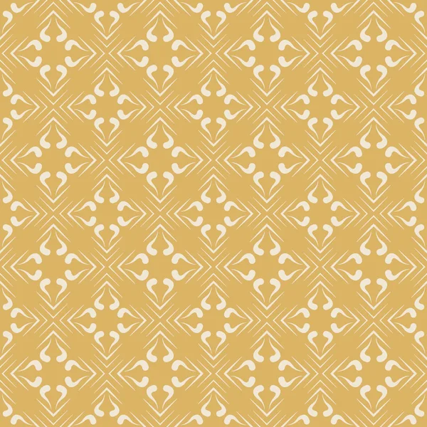 Stijlvolle Abstracte Achtergrond Gouden Kleur Naadloos Patroon Textuur Behang Vector — Stockvector