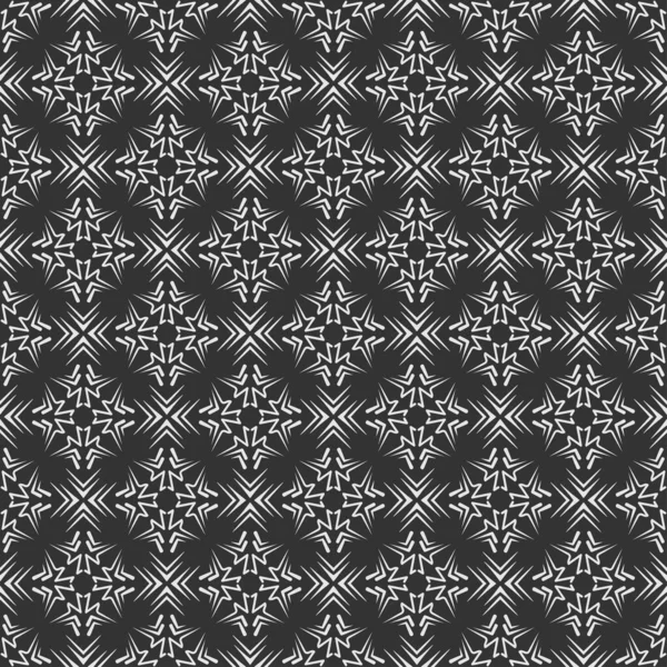 Geometrische Moderne Achtergrond Naadloos Vectorpatroon Zwarte Elegante Textuur Vectorafbeelding — Stockvector