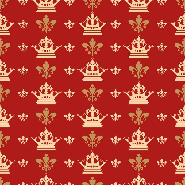 Moderne Royal Fond Écran Sans Couture Motif Montréalimage Vectorielle — Image vectorielle