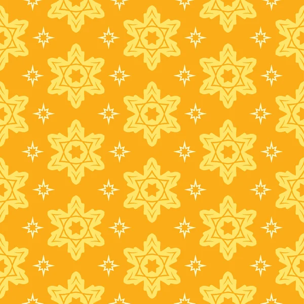 Yellow Background Pattern Seamless Geometric Wallpaper Texture Vector — Stock Vector