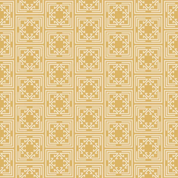 Zlatá Tapeta Jednoduchým Geometrickým Vzorem Zlatém Pozadí — Stockový vektor