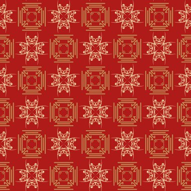 Modern Geometric Pattern | Elegant Background Vector | Seamless Wallpaper For Interior Design