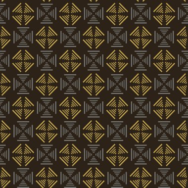Abstract Geometric Pattern | Modern Background Vector | Seamless Wallpaper For Interior Design