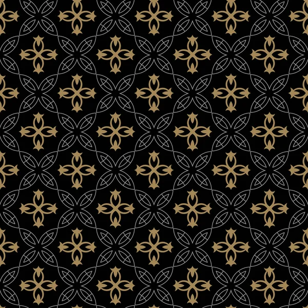 Dark Decorative Pattern Modern Background Vector Asian Style Colors Black — Stockový vektor