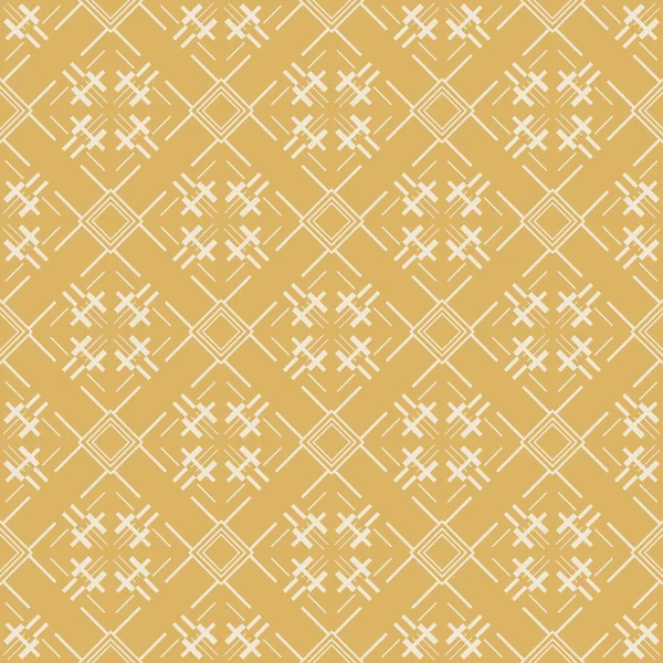 Abstract Gold Background Vector Modern Geometric Pattern Seamless Wallpaper Interior — Stock vektor