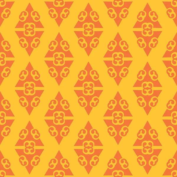 Seamless Pattern Vector Texture Graphic Colors Yellow Orange Background Wallpaper — ストックベクタ