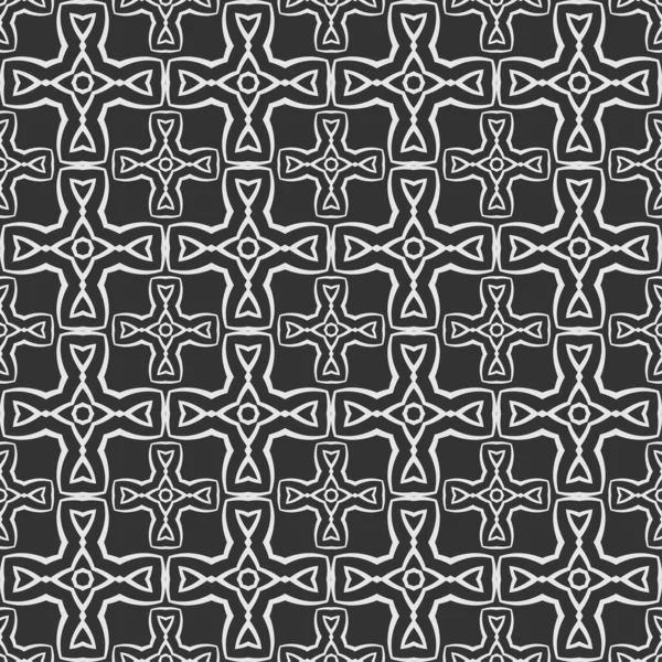 Geometric Pattern Vector Texture Graphic Colors Black White Seamless Background — Stockvektor
