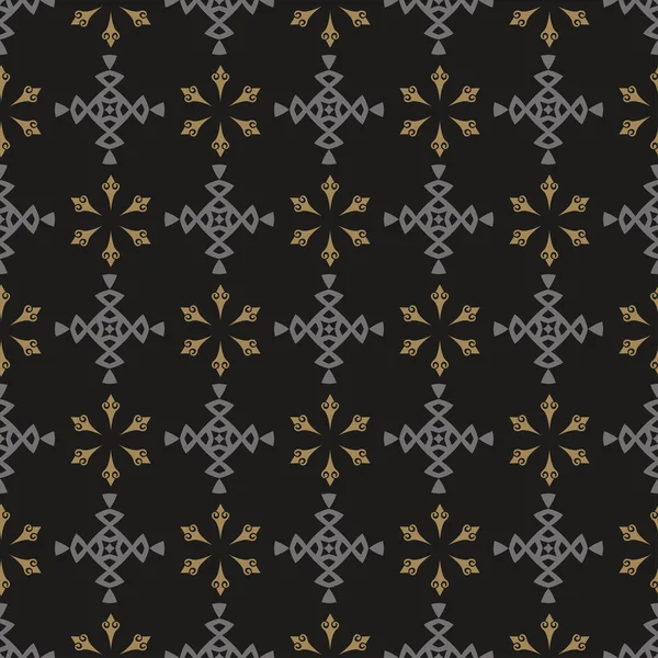 Dark Seamless Pattern Texture Graphic Colors Black Gold Gray Background — Stock vektor