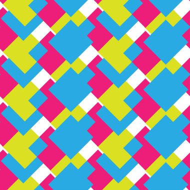 Colorful Geometric Pattern | Abstract Background Vector | Seamless Wallpaper For Interior Design