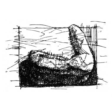 Yalancı, acı, uyuyan kadın. Resimde. Grafik Sanatlar