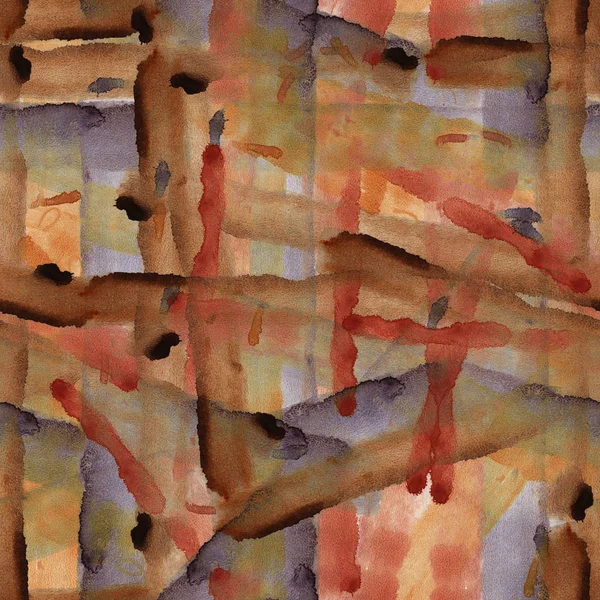 Abstract, brutal, chaotic structure. The wall is rough. Watercolor. Illustration — Stock Photo, Image