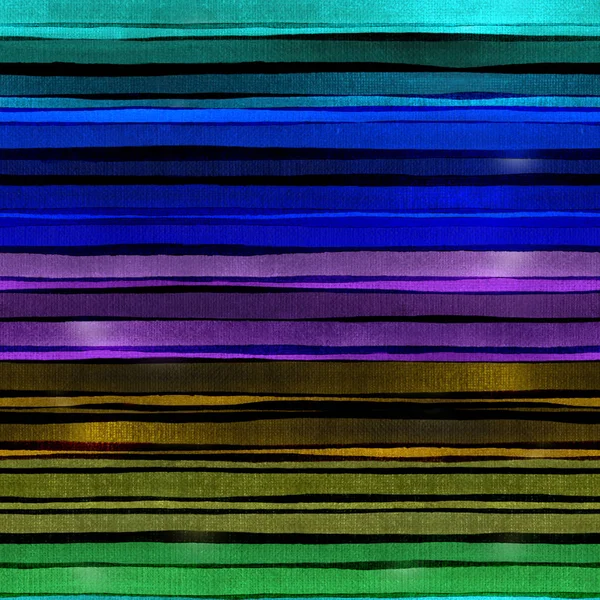 Arco iris, multicolor, alegre, feliz, fondo rayado. Acuarela. Ilustración —  Fotos de Stock