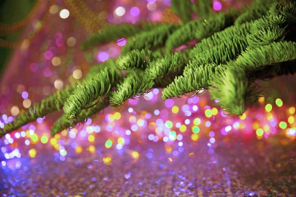 Julkort. Bakgrund på ett tema av nyårsfest. Deco — Stockfoto