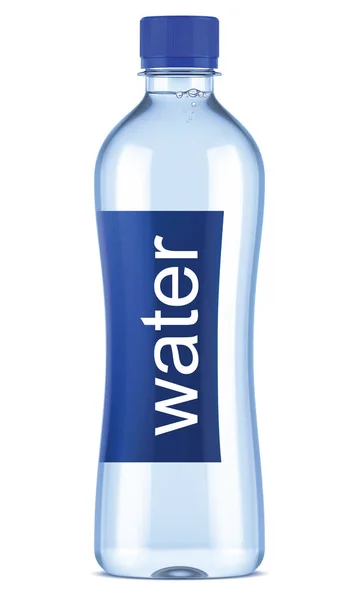 きれいな水のプラスチック製のボトル。ベクトル イラスト — ストックベクタ