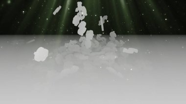 3D render düşen dolar belirtileri.