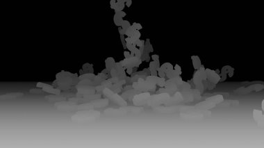 3D render düşen dolar belirtileri.