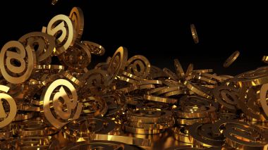 3D render e-posta. 