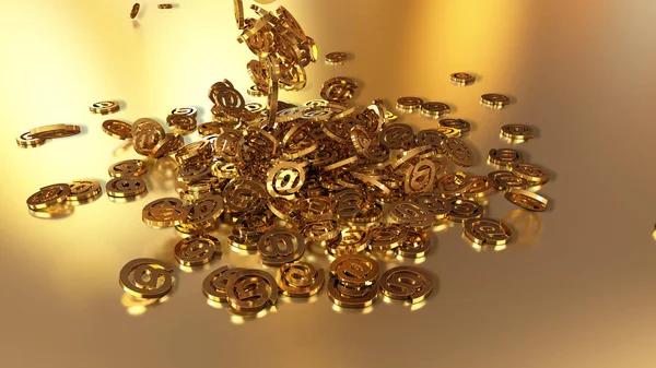 3d rendering email. — Stock Photo, Image