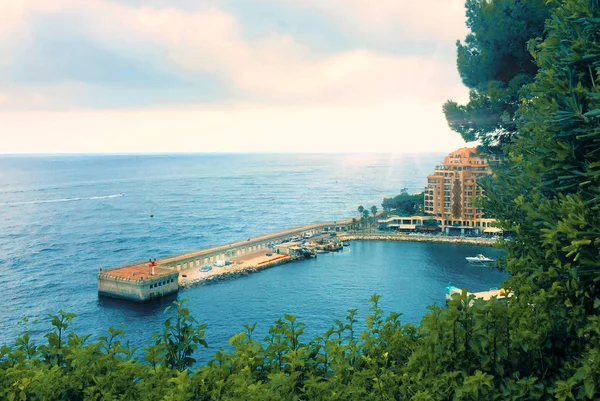 Riviera francesa. Mónaco. Monte Carlo. porto — Fotografia de Stock