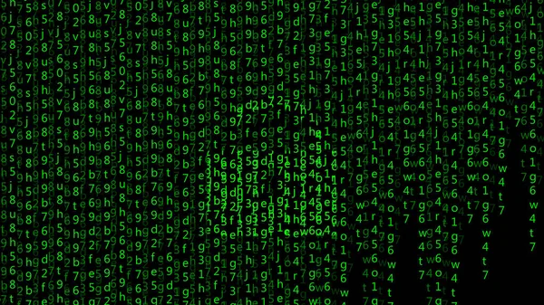 Hacked kod systemu operacyjnego chronionego — Zdjęcie stockowe