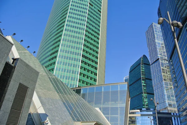 Nieuwe high-rise wolkenkrabbers Moscow-City — Stockfoto