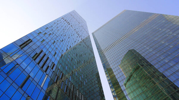Skyscrapers of Moscow-city in the business part of Moscow