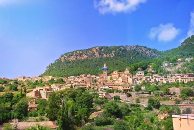 Antik Ortaçağ İspanyol şehir görüntüsü