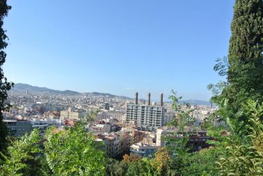 Catalonia Barcelona şehir görünümünü