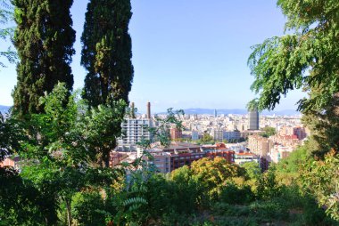 Catalonia Barcelona şehir görünümünü