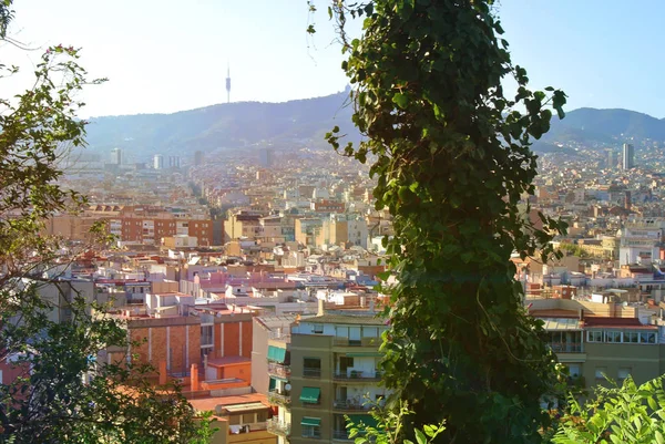 Widok miasta Barcelona, w Katalonii — Zdjęcie stockowe