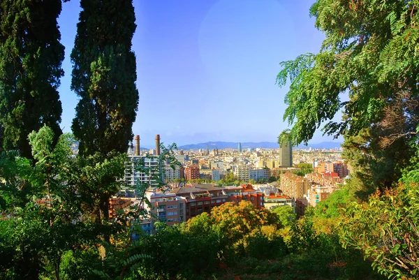 Vista de la ciudad de Barcelona en Cataluña —  Fotos de Stock