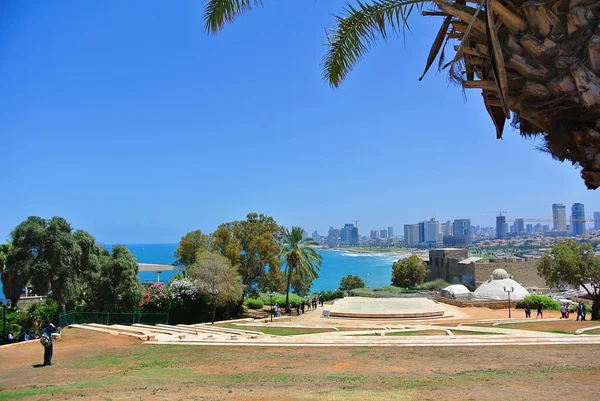 Panorama de Tel-Aviv desde la ciudad de Jaffa. Israel. 2013 —  Fotos de Stock