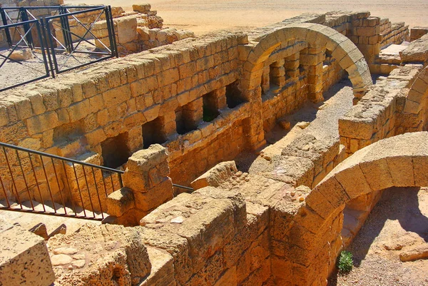 Ruinas de la antigua ciudad romana de Cesarea. Israel —  Fotos de Stock