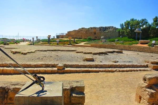 Ruinas de la antigua ciudad romana de Cesarea. Israel —  Fotos de Stock
